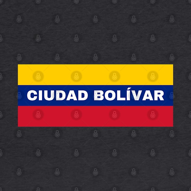 Ciudad Bolívar in Venezuelan Flag Colors by aybe7elf